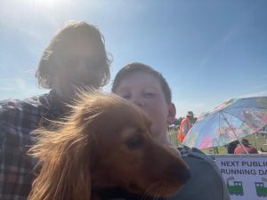 Gweni Golden Cocker Show Spaniel, Simon and Teddie